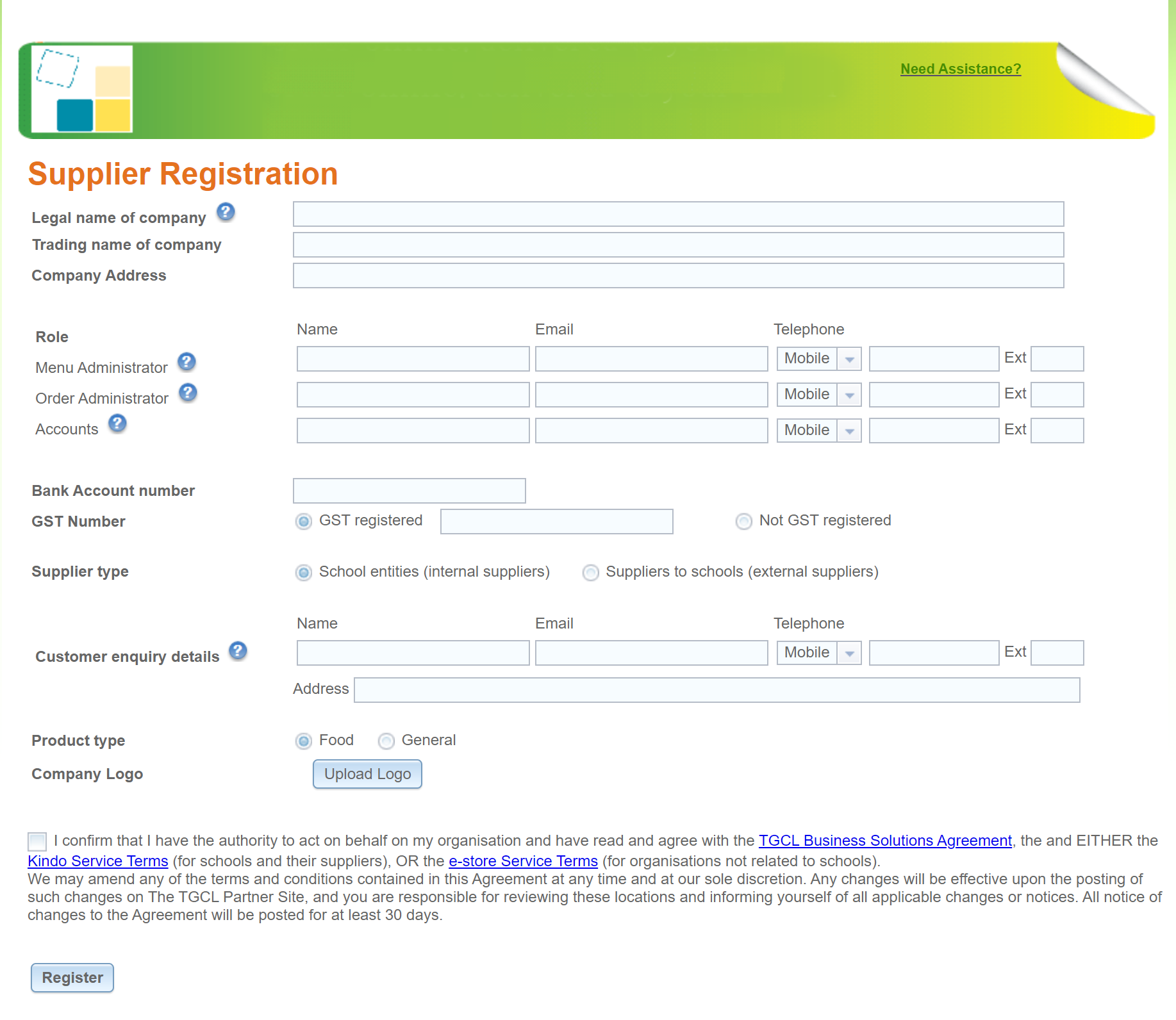 external-supplier-registration